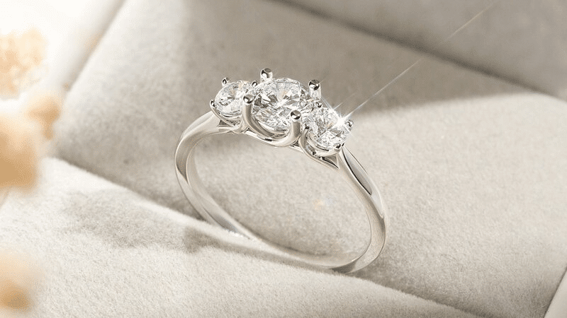 Showcasing Your Love with Three-Stone Engagement Rings